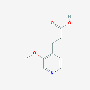 molecular formula C9H11NO3 B8012054 3-(3-Methoxy-pyridin-4-yl)-propionic acid 