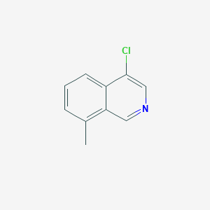 molecular formula C10H8ClN B8012081 4-CHloro-8-methylisoquinoline 