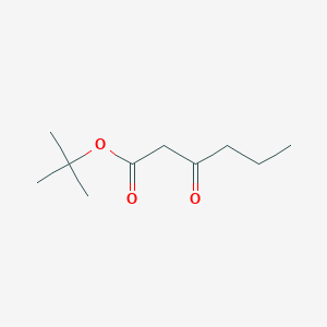 molecular formula C10H18O3 B8012116 叔丁基3-氧代己酸酯 CAS No. 61540-30-5