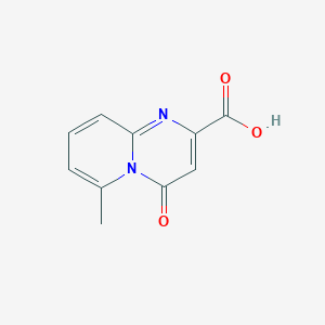 molecular formula C10H8N2O3 B8012128 6-Methyl-4-oxopyrido[1,2-a]pyrimidine-2-carboxylicacid 