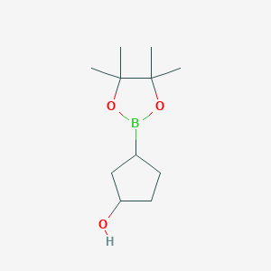 3-(4,4,5,5-Tetramethyl-1,3,2-dioxaborolan-2-YL)cyclopentanol