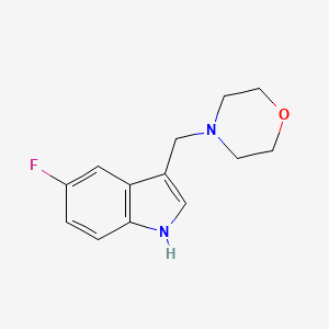 4-((5-Fluoro-1H-indol-3-yl)methyl)morpholine
