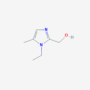 molecular formula C7H12N2O B8012182 (1-ethyl-5-methyl-1H-imidazol-2-yl)methanol 