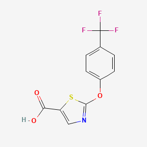 2-(4-(Trifluoromethyl)phenoxy)thiazole-5-carboxylic acid
