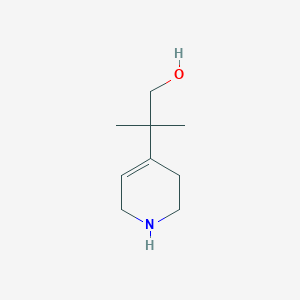 2-Methyl-2-(1,2,3,6-tetrahydropyridin-4-yl)propan-1-ol