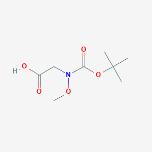 molecular formula C8H15NO5 B8012305 N-Boc-N-methoxy-glycine 