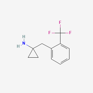 1-(2-Trifluoromethylbenzyl)cyclopropylamine