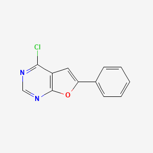 4-Chloro-6-phenylfuro[2,3-d]pyrimidine