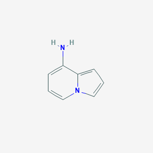molecular formula C8H8N2 B8012501 Indolizin-8-ylamine 