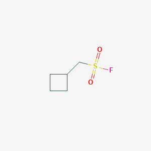 molecular formula C5H9FO2S B8012535 Cyclobutylmethanesulfonyl fluoride 