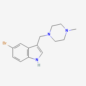 3-((4-Methylpiperazin-1-YL)methyl)-5-bromo-1H-indole
