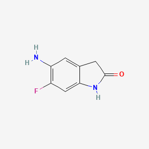 5-Amino-6-fluoro-1,3-dihydro-indol-2-one