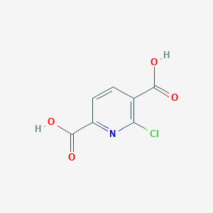 molecular formula C7H4ClNO4 B8012658 6-Chloropyridine-2,5-dicarboxylic acid 