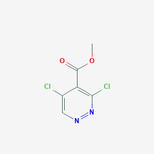molecular formula C6H4Cl2N2O2 B8012668 Methyl 3,5-dichloropyridazine-4-carboxylate 