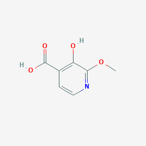 molecular formula C7H7NO4 B8012694 3-Hydroxy-2-methoxyisonicotinic acid 