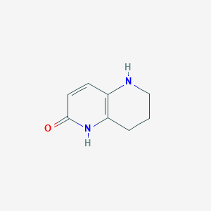 molecular formula C8H10N2O B8012697 5,6,7,8-Tetrahydro-1,5-naphthyridin-2-ol 