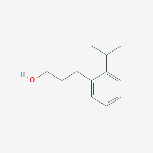 molecular formula C12H18O B8012753 3-(2-Isopropylphenyl)propan-1-ol 