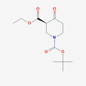 1-O-tert-butyl 3-O-ethyl (3R)-4-oxopiperidine-1,3-dicarboxylate