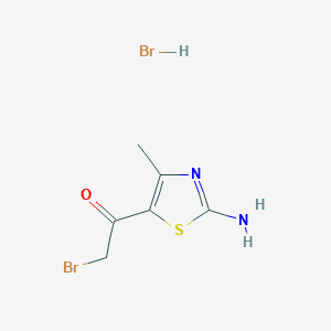 1-(2-Amino-4-methylthiazol-5-YL)-2-bromoethanone hydrobromide