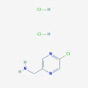 (5-Chloropyrazin-2-yl)methanamine dihydrochloride