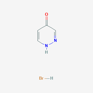 Pyridazin-4-ol hydrobromide