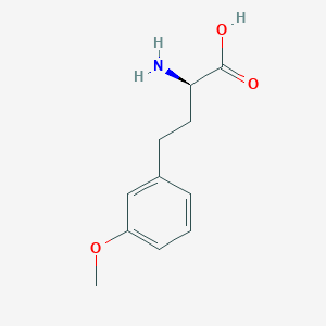 molecular formula C11H15NO3 B8012939 (R)-a-Amino-3-methoxybenzenebutanoic acid 