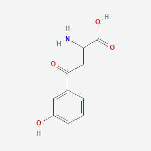 molecular formula C10H11NO4 B8012965 2-Amino-4-(3-hydroxyphenyl)-4-oxobutanoic acid 