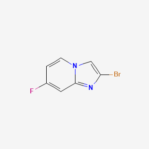 molecular formula C7H4BrFN2 B8012973 2-Bromo-7-fluoroimidazo[1,2-a]pyridine 