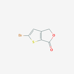 molecular formula C6H3BrO2S B8012995 2-bromothieno[2,3-c]furan-6(4H)-one CAS No. 1374574-30-7