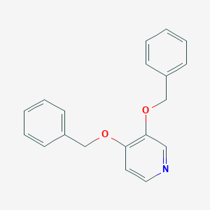 molecular formula C19H17NO2 B8013113 3,4-双(苯甲氧基)吡啶 