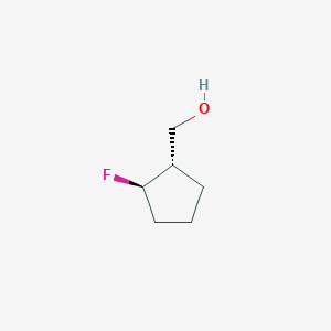 molecular formula C6H11FO B8013124 Trans-(2-fluorocyclopentyl)methanol 