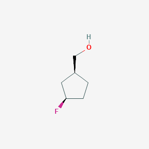 molecular formula C6H11FO B8013134 [(1S,3R)-3-fluorocyclopentyl]methanol 