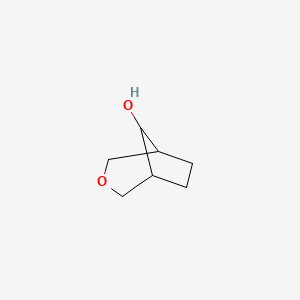 molecular formula C7H12O2 B8013190 3-Oxa-bicyclo[3.2.1]octan-8-ol 