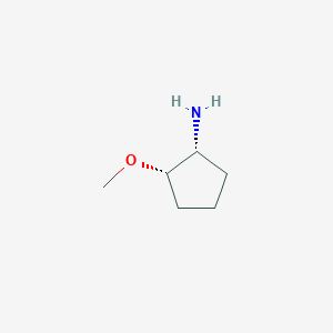 molecular formula C6H13NO B8013323 cis-2-Methoxycyclopentamine 