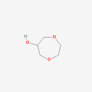 molecular formula C5H10O3 B8013328 1,4-Dioxepan-6-ol 