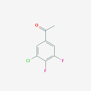 molecular formula C8H5ClF2O B8013346 1-(3-Chloro-4,5-difluorophenyl)ethanone 