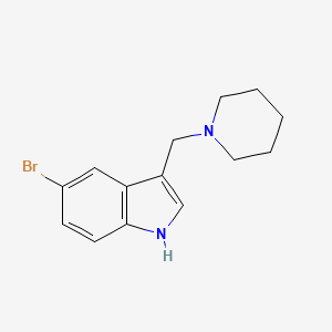 3-(1-Piperidinylmethyl)-5-bromo-1H-indole