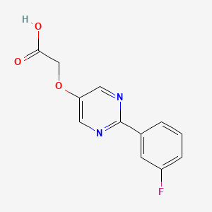 [2-(3-Fluorophenyl)-pyrimidin-5-yloxy]-acetic acid