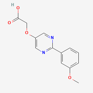 [2-(3-Methoxyphenyl)-pyrimidin-5-yloxy]-acetic acid