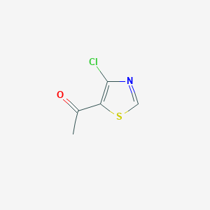 molecular formula C5H4ClNOS B8013747 1-(4-Chlorothiazol-5-yl)ethanone 