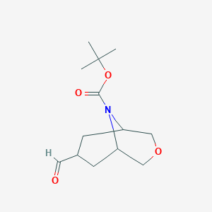 Tert-butyl 7-formyl-3-oxa-9-azabicyclo[3.3.1]nonane-9-carboxylate