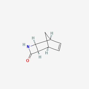 molecular formula C8H9NO B8013851 (1S,2S,5R,6S)-3-azatricyclo[4.2.1.0^{2,5}]non-7-en-4-one 