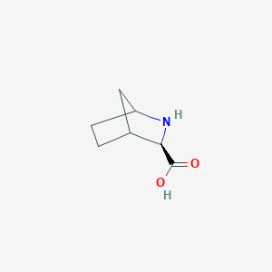 molecular formula C7H11NO2 B8013949 (3R)-2-azabicyclo[2.2.1]heptane-3-carboxylic acid 