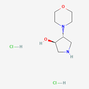 (3S,4S)-4-(4-morpholinyl)-3-pyrrolidinol dihydrochloride