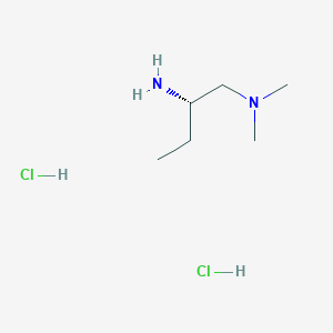 molecular formula C6H18Cl2N2 B8013979 (S)-N1,N1-Dimethylbutane-1,2-diamine dihydrochloride 