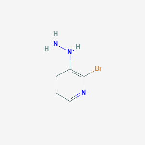 molecular formula C5H6BrN3 B8014042 2-Bromo-3-hydrazinylpyridine 