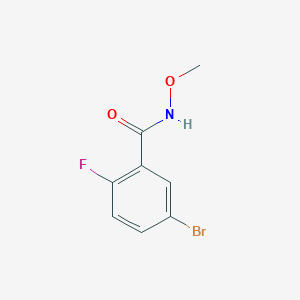 5-Bromo-2-fluoro-N-methoxybenzamide