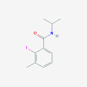 molecular formula C11H14INO B8014094 2-Iodo-N-isopropyl-3-methylbenzamide 