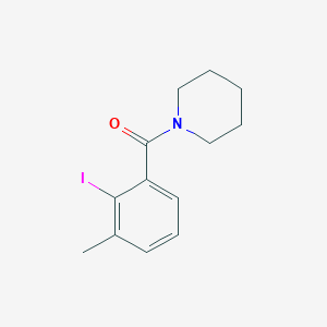 molecular formula C13H16INO B8014103 (2-Iodo-3-methyl-phenyl)-piperidin-1-yl-methanone 