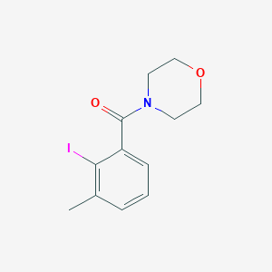 molecular formula C12H14INO2 B8014146 (2-Iodo-3-methylphenyl)(morpholino)methanone 